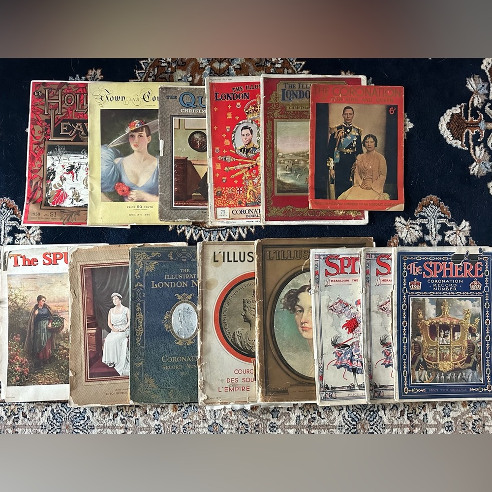 Assorted Vintage Magazine Set with Colorful Covers